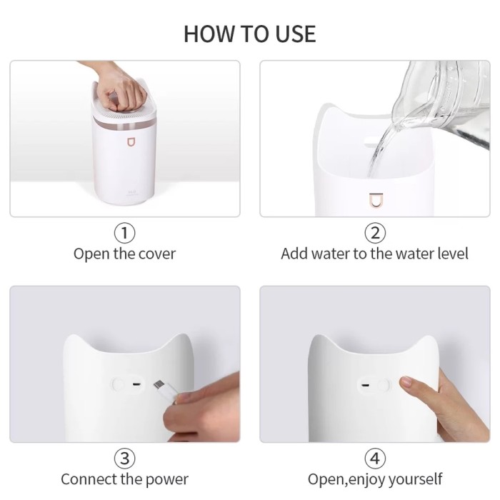 PM humidifier diffuser 3000ML original size besar PASARMURAH