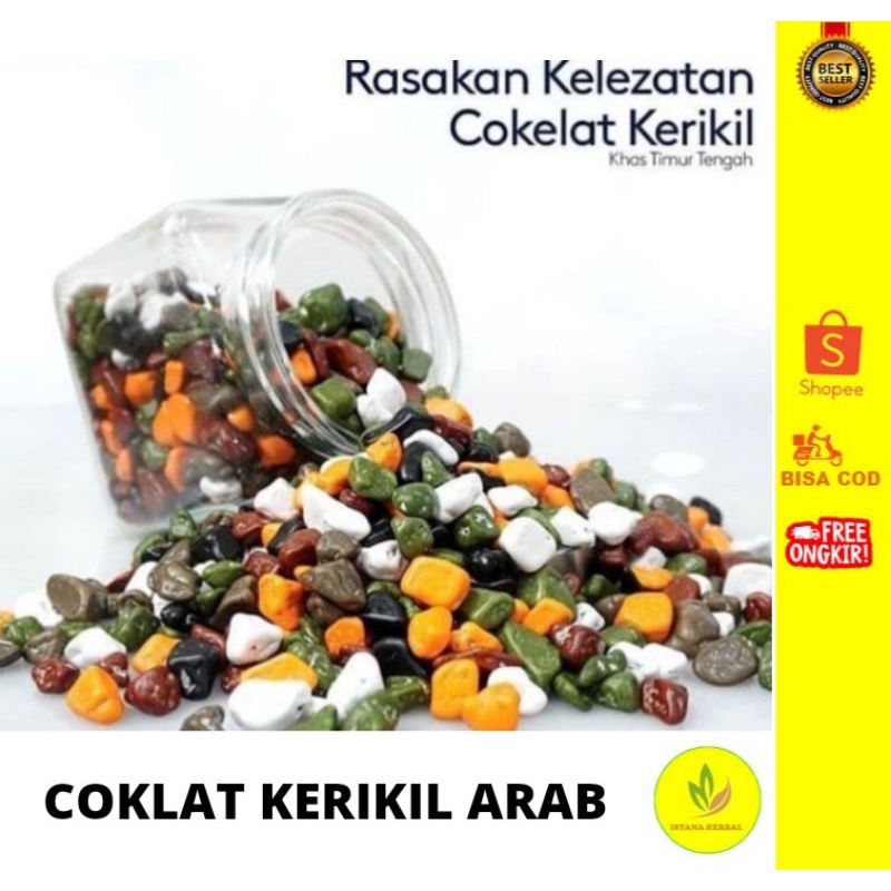 

COKLAT KERIKIL ARAB 500gr/COKLAT WARNA WARNI/TERLARIS