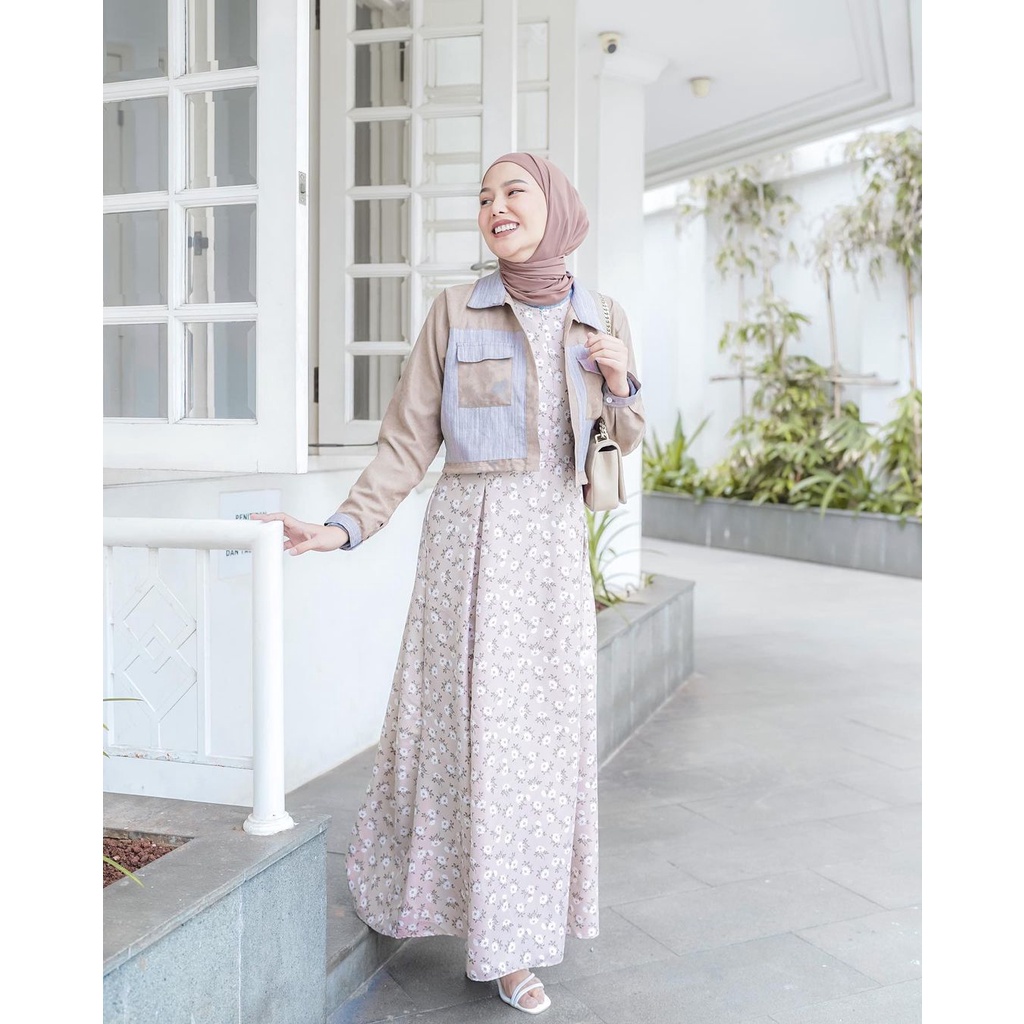 ❤️DISKON❤️ Elyse Dress Jilbrave