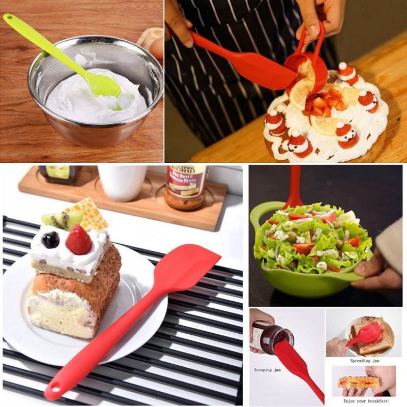 Spatula silicone H369/ Sodet Silikon Pencampur Mentega/ Memasak Baking Spatula / Spatula Tahan Panas ACC