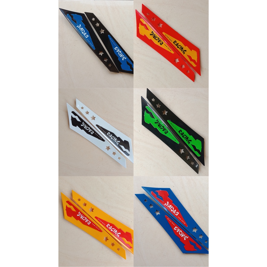 Wing variasi wiper truck truk universal satu pasang (2pcs)