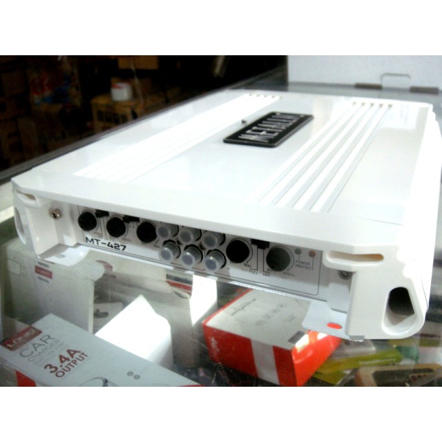Power Mobil 4 CHANNEL METALLIC CROND MT-427 Murah Bass Super Mantab