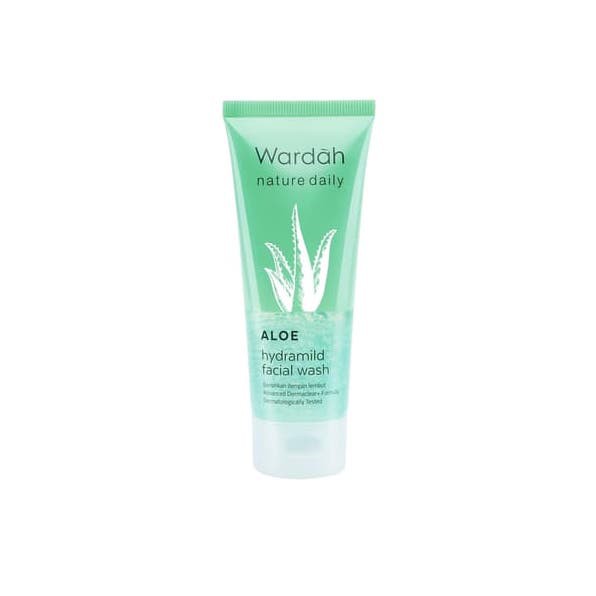 WARDAH Nature Daily ALOE Hydramild | Facial Wash / Moisturizing Cream / Multifunction Gel 100ml
