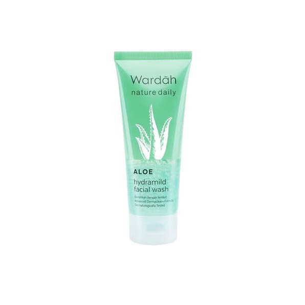 WARDAH Nature Daily ALOE Hydramild | Facial Wash / Moisturizing Cream / Multifunction Gel 100ml