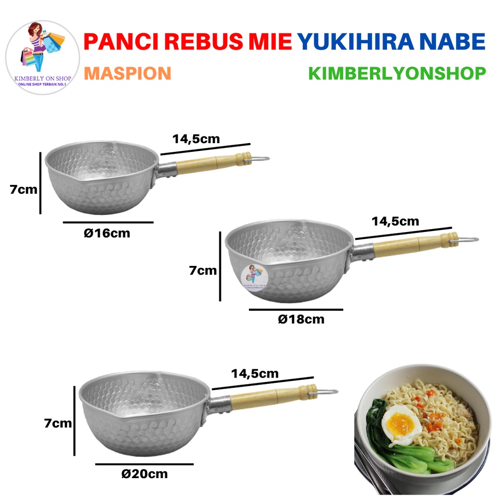 Panci Rebus Air Susu Indomie Yukihira Nabe Gagang Serbaguna Maspion