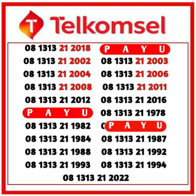 NOMOR CANTIK SIMPATI 4G LTE TELKOMSEL KARTU PERDANA SIMPATI CANTIK 0813 21(TUAN) TAHUN