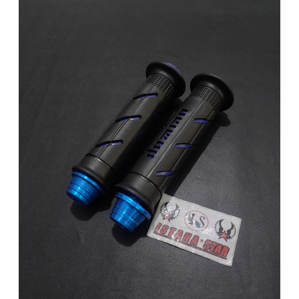 PROMO TERMURAH HANDGRIP DOMINO PLUS JALU STANG BISA UNTUK SEMUA MOTOR