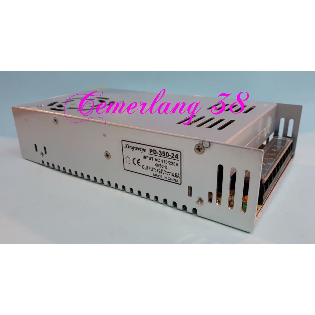 Switching Power Supply 24V 14.6A AC Transformer Charger Adaptor DC 24 V 14,6 A 24 Volt 14,6 Amper