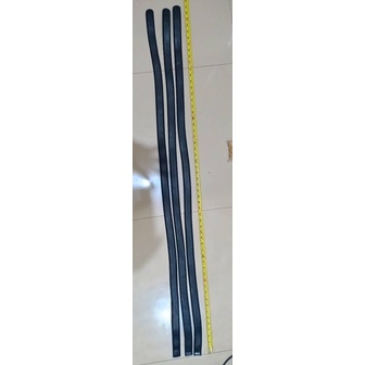 Tali Sabuk Tali ikat Pinggang Kulit asllliiiii hitam panjang 140cm lbh lebar 3,5 cm model lubang