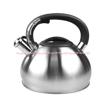 Krischef Whistling Kettle 3L Cerek Masak Air Berbunyi Jika Sudah Matang Stainlees Steel Kris Chef Krisbow Teko Ketle Untuk Di Kompor 3 Liter
