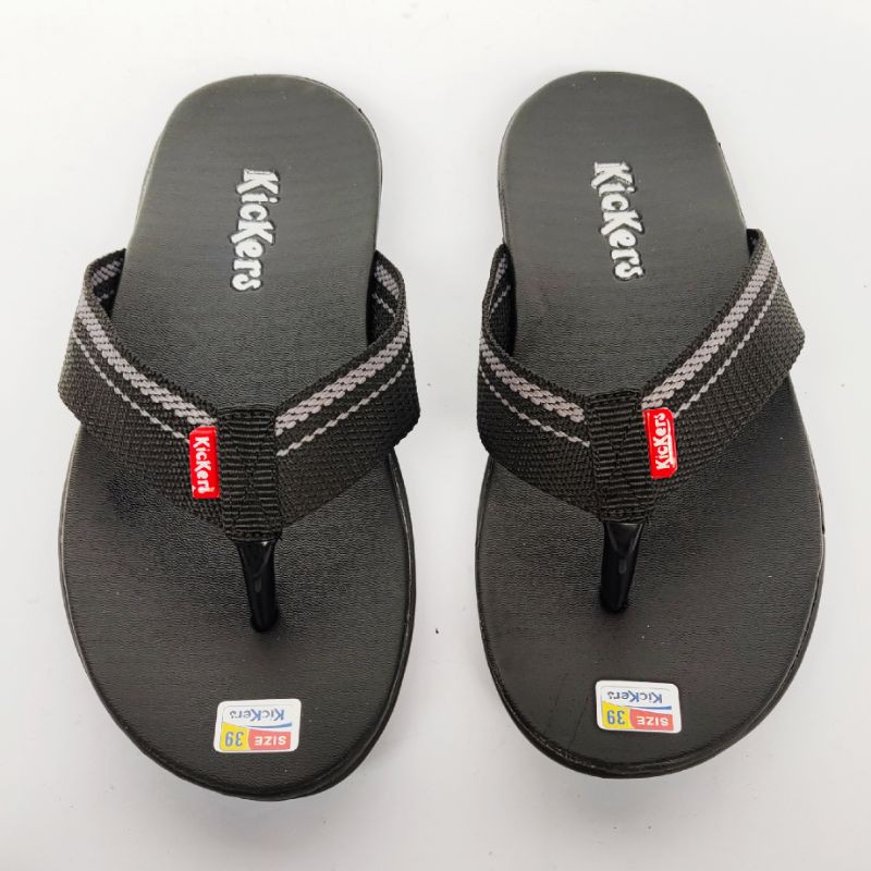 Sandal Jepit pria / sandal Casual / Sendal Santai Pria dewasa Hitam KKRS 39-43