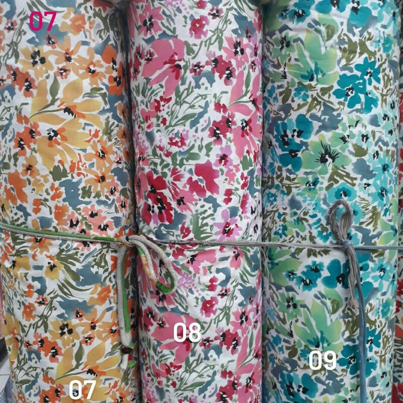 Bahan katun Jepang motif/Kain katun Jepang/Bahan katun print