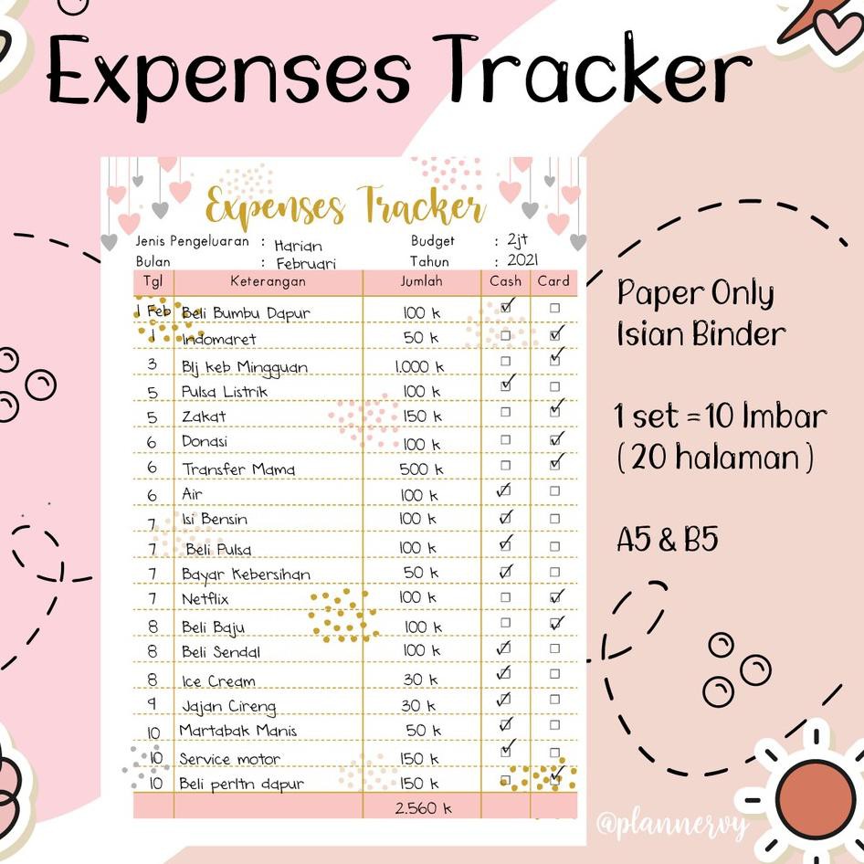 

Semarak! UANG PLANNER CATATAN CASHFLOW HARIAN☻