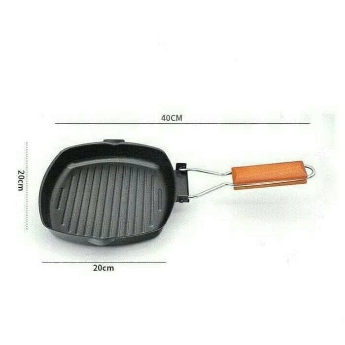 Non Stick Square Grill Pan 20 Cm