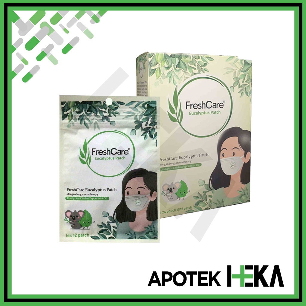 Freshcare Eucalyptus Patch Sachet isi 12 - Aromaterapi Tempel Masker (SEMARANG)