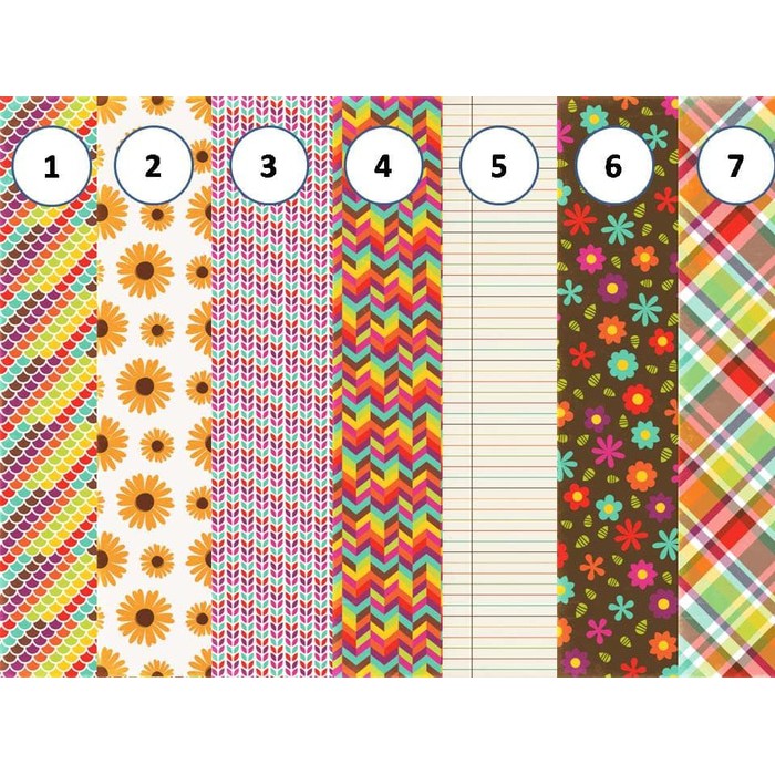 Kertas Scrapbook - Pattern Hello Fall Design (2)