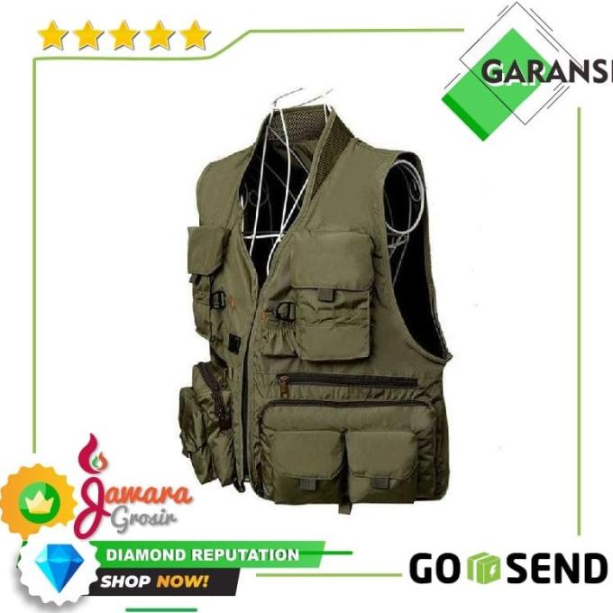 Deukio Rompi Pancing Fishing Vest Quick Dry Jacket XL - GDS09