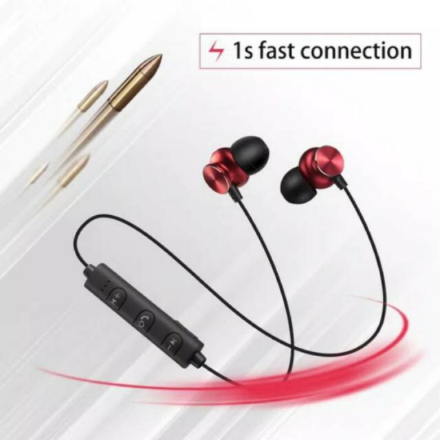 Sport Headset Stereo Bass Bluetooth Earphone V4.2 Anti Sweat DSP Wireless Headphone - S2