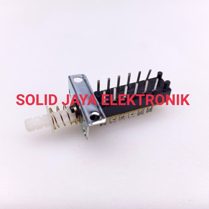 SWIT DPDT 12 PIN 2X6 SAKLAR PENCET DPDT 6 KAKI PUSH BUTTON 6 PIN SWITCH SWIT TOMBOL SAKLAR TEKAN 2X6