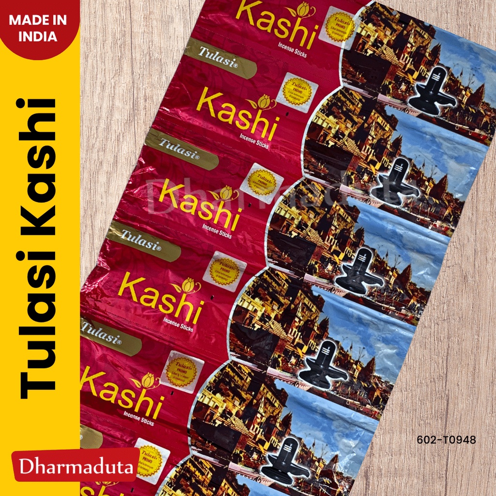 Hio Tulasi Kashi 23cm Dupa Pouch Plastik India Wangi Aromatherapi