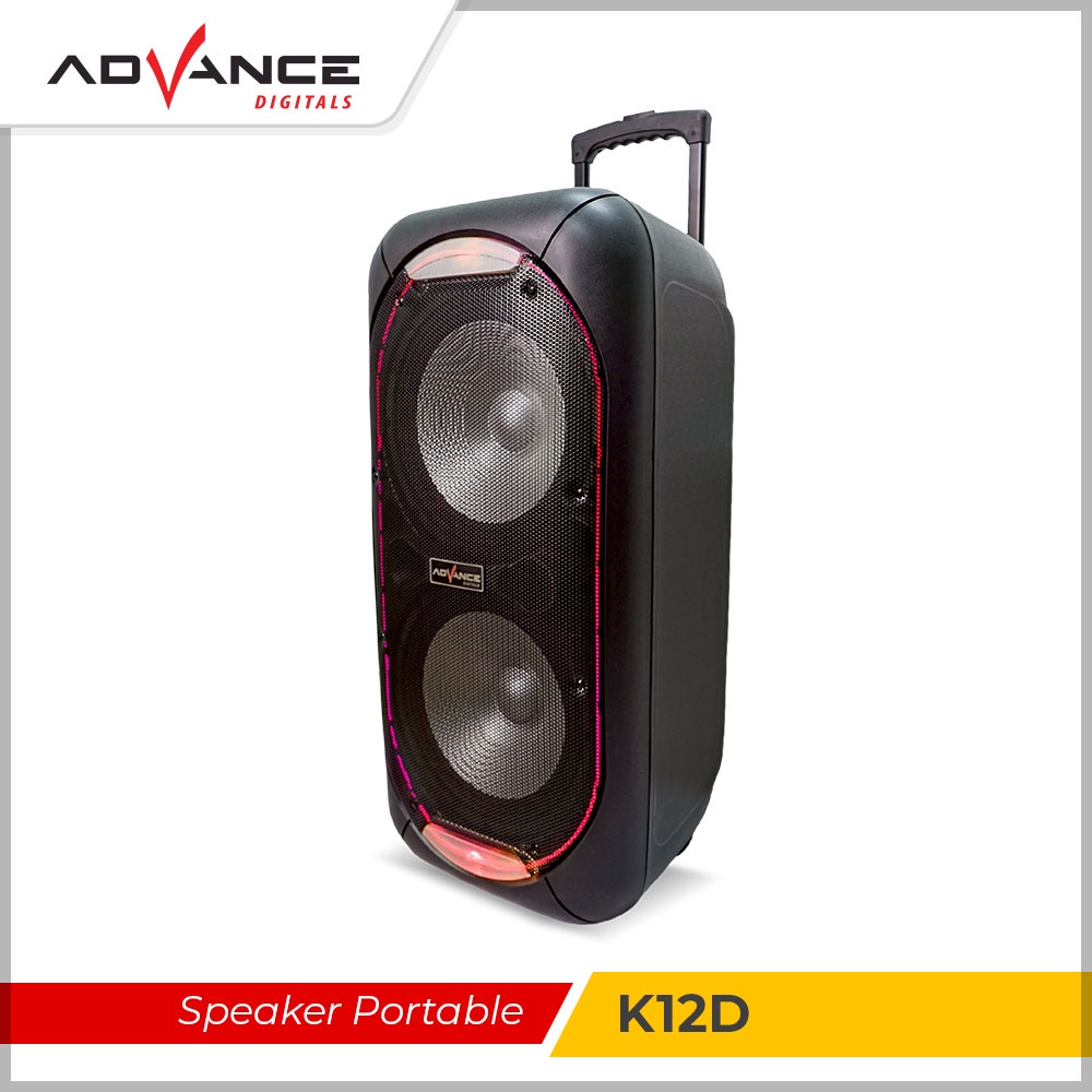 Advance Digitals Speaker DigitalsPortable K12DA | Garansi Resmi Digitals1 Tahun | Warna Hitam