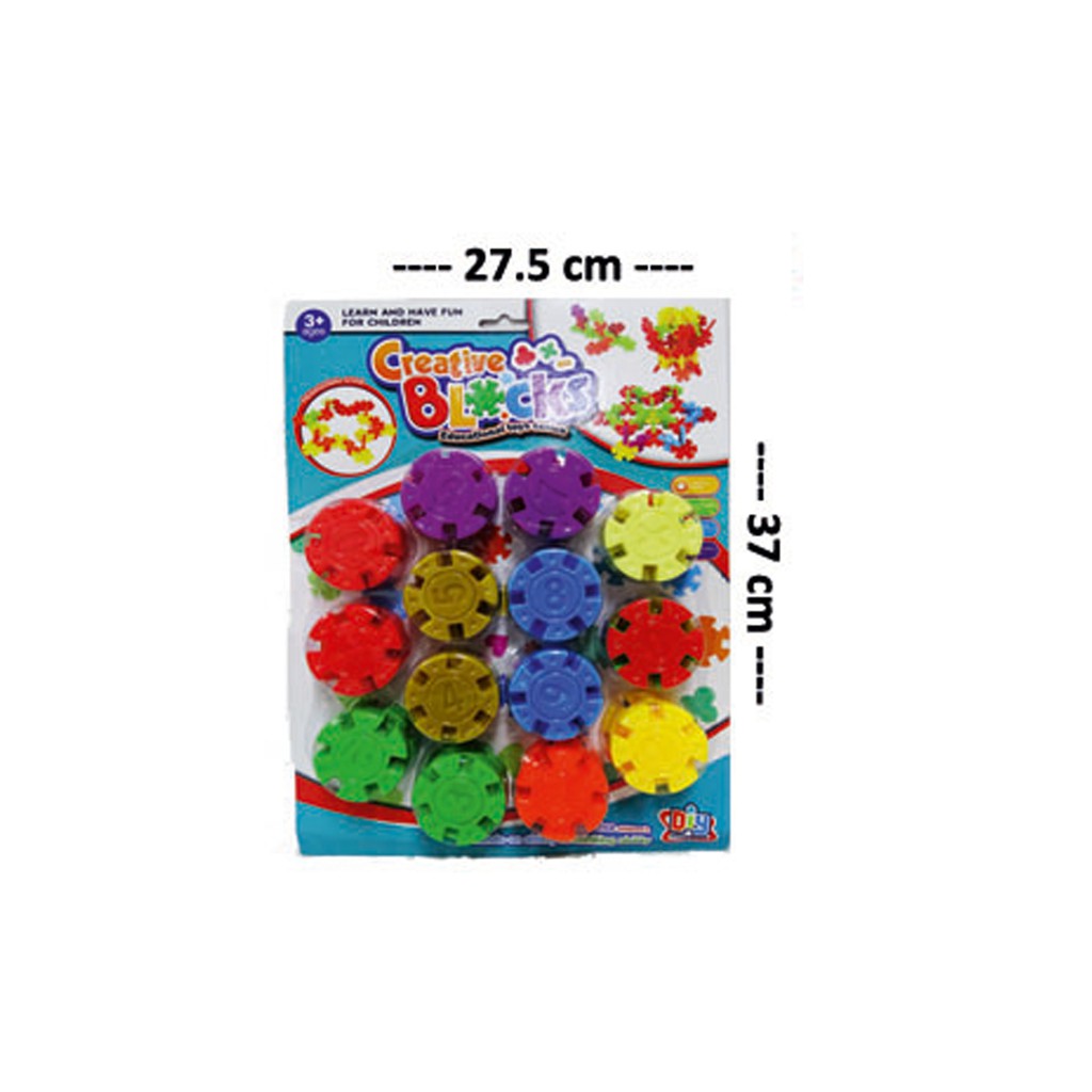 Mainan edukasi anak Creative Block set ( SKW.1515B )