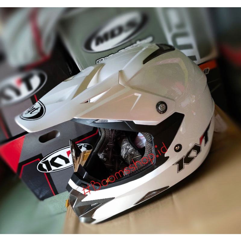 kyt cross over Solid white glosy