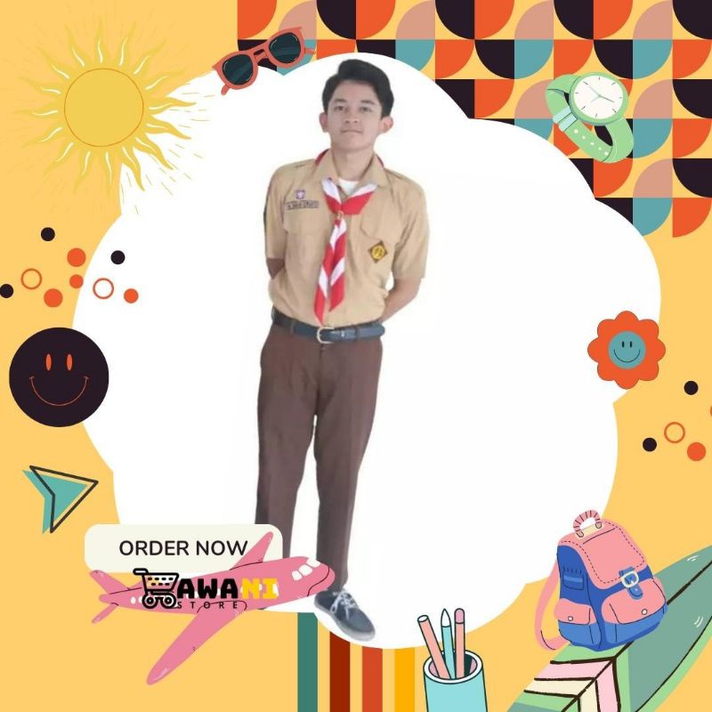 Seragam Pramuka Lengkap - SMA - Laki-laki