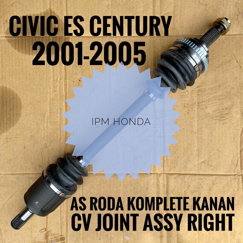 S5A CV Joint Assy As Roda + batang Luar dan Dalam Komplete assy komplit Kanan atau Kiri Honda Civic ES VTIS Century 2001 2002 2003 2004 2005