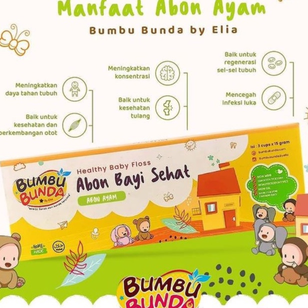 Bumbu Bunda ABON Bayi Sehat MPASI ABON MPASI Bayi ABON Non MSG ABON Sapi ABON Ayam ABON Slow Cooker