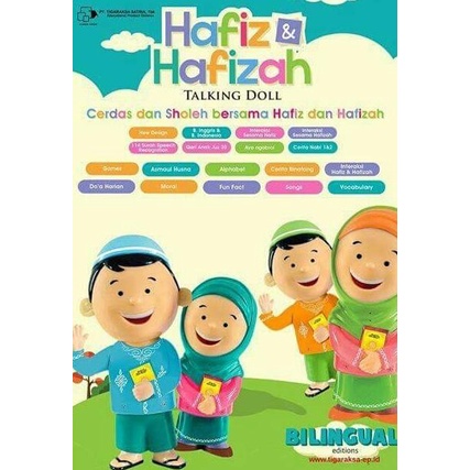 ;&;&;&;&] boneka hafiz hafizah talking doll buku anak tunai
