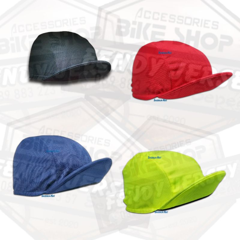 Topi sepeda cycling caps polosan
