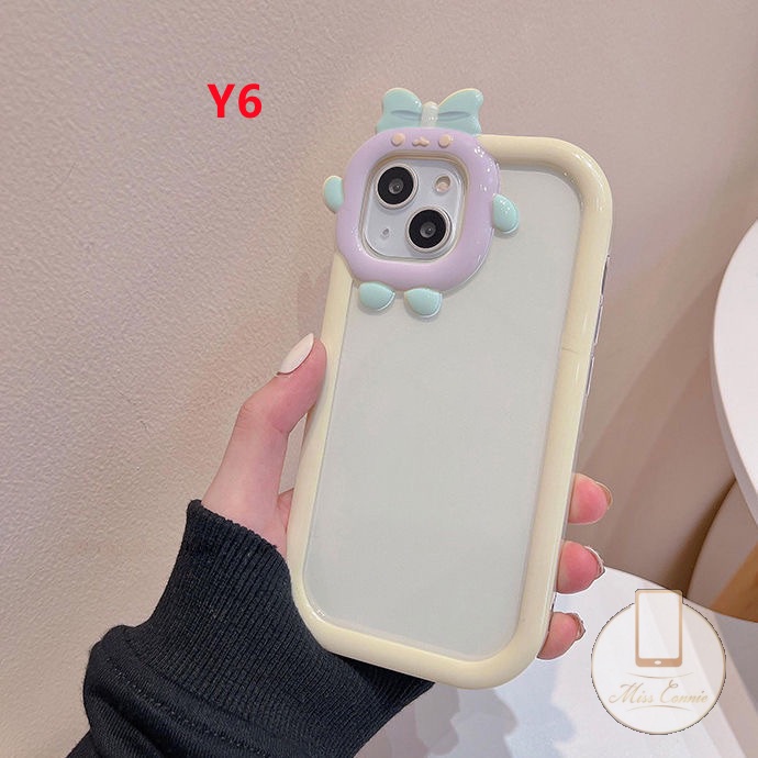 Soft Case Desain Monster 3D Warna Permen Untuk VIVO Y35 Y22 Y15s Y16 Y12 Y12i Y21 Y21s Y33s Y15A Y15 Y20 Y02s Y91C Y1s Y11 Y17 Y91 Y51A Y21T Y21N-31