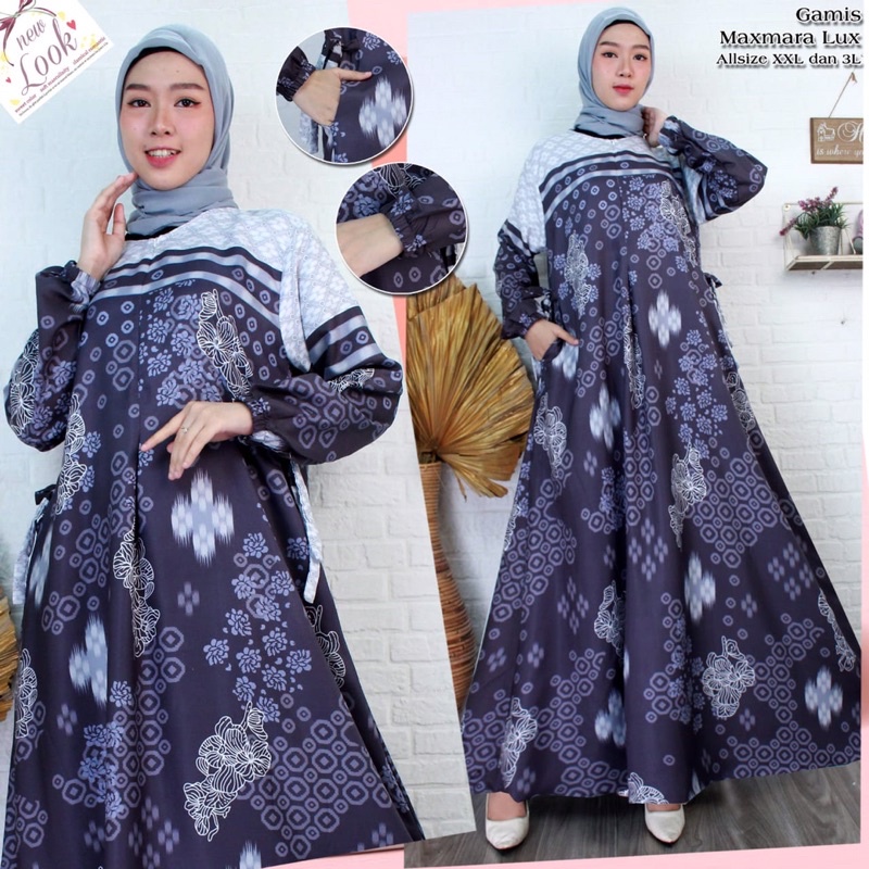 GAMIS RAYA bahan dior silk Terbaru - Gamis Dior-Gamis