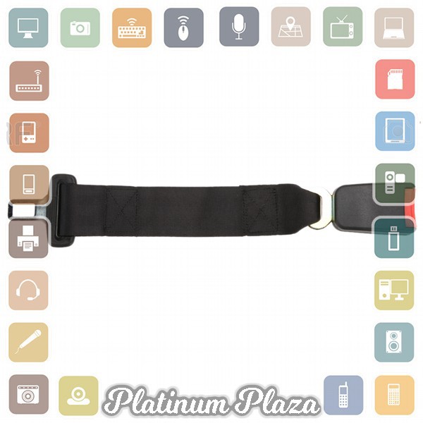 Sabuk Pengaman Mobil Tambahan Universal Safety Belt Extender - Black`EG5C98-