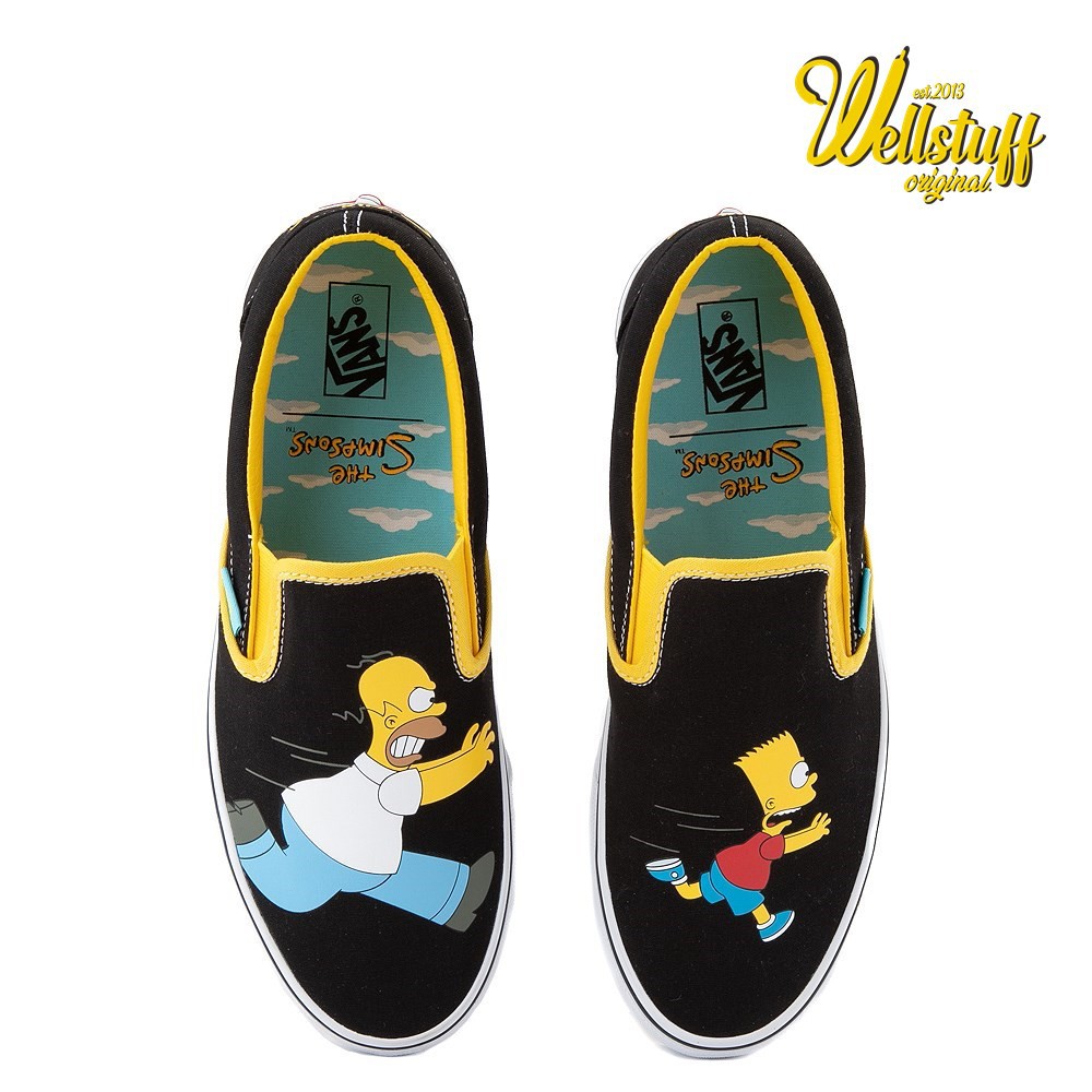 Sepatu Vans Vans x The Simpsons Slip On Homer and Bart Skate Original