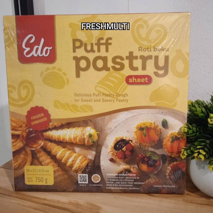 

MAKANAN BEKU / PUFF PASTRY SHEET EDO MURAH / KULIT PASTRY HALAL / KULIT ZUPPA NON COD