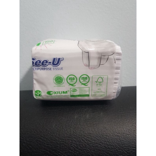 Jual Multipurpose Tissue See U Gajah Pop Up 150 Sheet Tisu Meja Makan