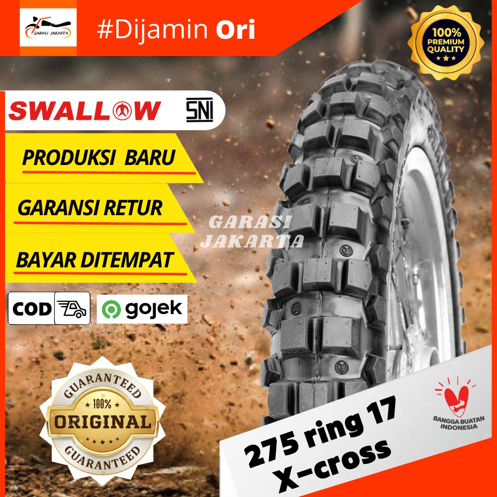 Ban cross trail ring 17 275 ban luar motor ring 17 275 ban swallow tahu ring 17 275 klx crf