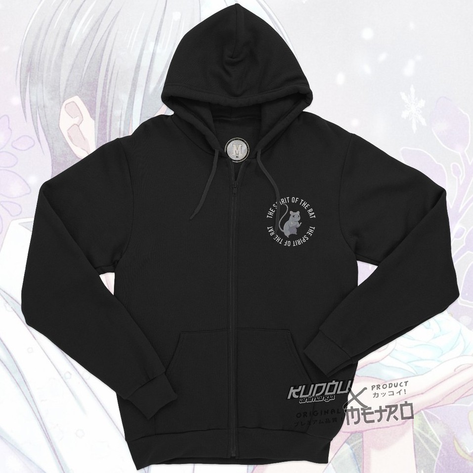 Jaket Sohma Yuki Anime Fruits Basket Manga Premium Cotton Fleece Unisex