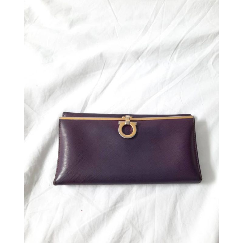 Salvatore Ferragamo Gancini Long Wallet Second
