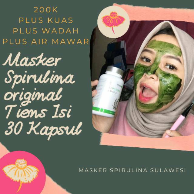 Masker Spirulina Ori By TIENS (30 Kapsul)