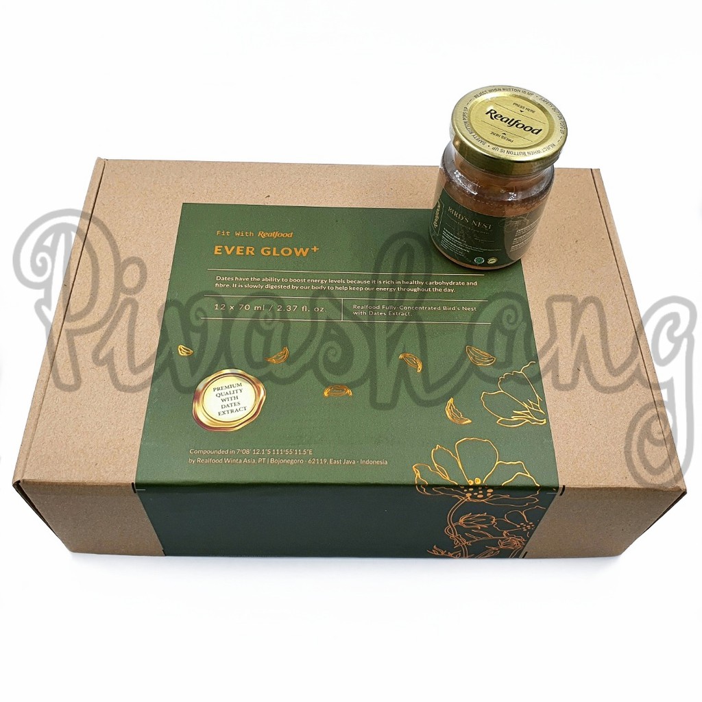 

12 BONUS 2 BOTOL! Realfood Ever Glow+ Plus Minuman Sarang Burung Walet Asli Premium