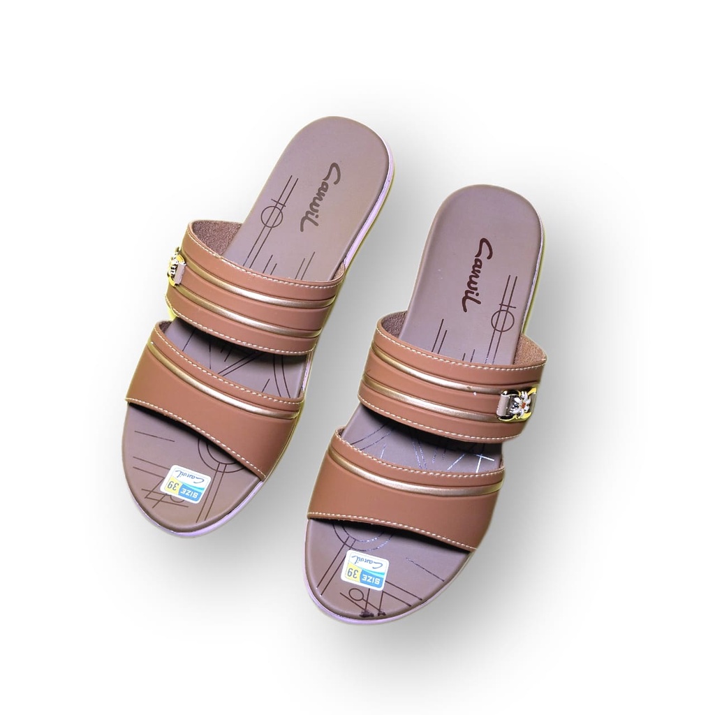 Sandal Wanita Ban 2 Sandal Wanita Gesper ban 2 Simple Sandal Slop Wanita Sandal Cewek Sandal Turki Terbaru Kekinian Sandal Flat Murah Sendal cewek Perempuan Bahan Kulit Import Ukuran 36 37 38 39 40