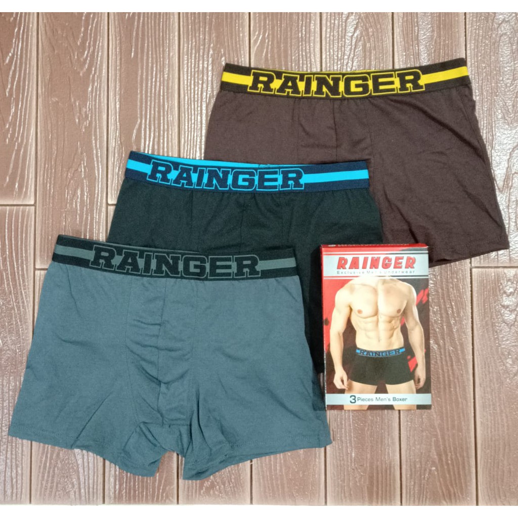 PROMO !!! 3 PCS BOXER PRIA || BOXER RAINGER 08