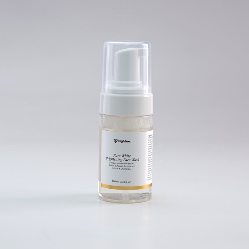 VAVL PURE WHITE BRIGHTENING FACE WASH VAVL BEAUTE BPOM ORIGINAL BY VIGHTNE VIRGINY VIVALENTINE
