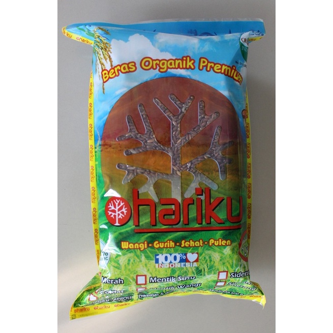 

BERAS MERAH ORGANIK HARIKU 2kg