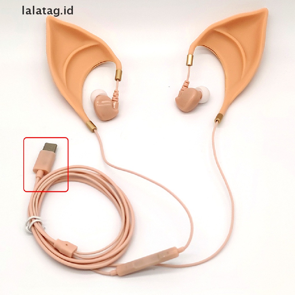 (Flyag) Elf Earbuds Earphone In-Ear Handsfree Dengan Mic Untuk Hadiah / Liburan