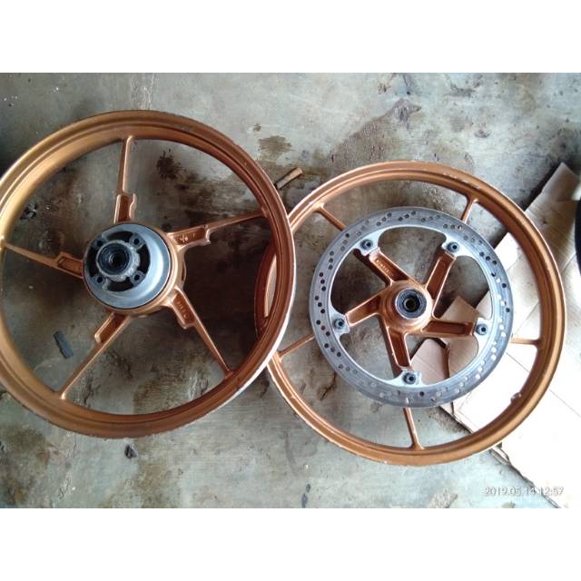 Pelek resing satria fu potongan seken ori