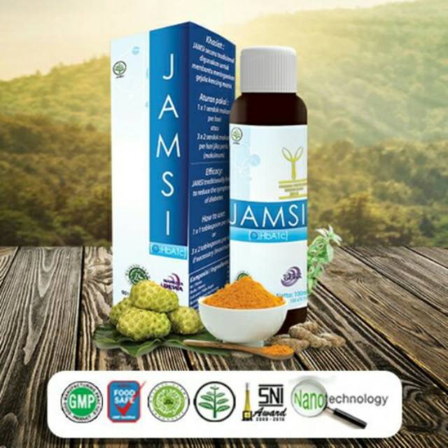 

Jamsi jamu kemasan sirup sehat praktis aman tanpa efek samping